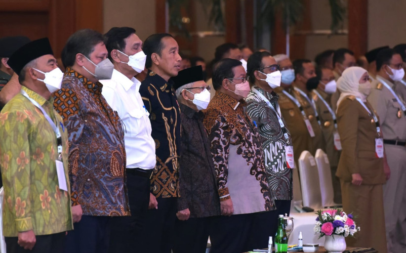 Bupati Tapin Hadiri Rakor dengan Jokowi
